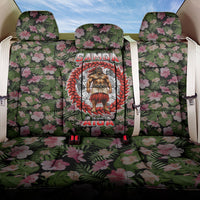 Samoa Aiga Polynesian Back Car Seat Cover Tropical Floral Hibiscus Pattern Island Heritage TS04 One Size Green Red - Polynesian Pride