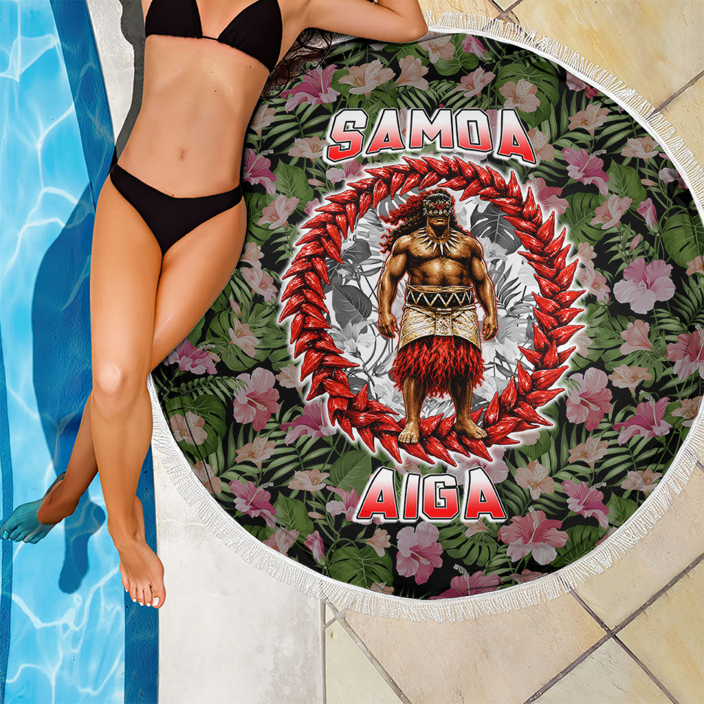 Samoa Aiga Polynesian Beach Blanket Tropical Floral Hibiscus Pattern Island Heritage TS04 - Polynesian Pride