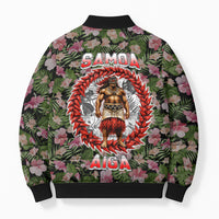 Samoa Aiga Polynesian Bomber Puffer Jacket Tropical Floral Hibiscus Pattern Island Heritage TS04 - Polynesian Pride