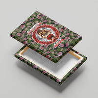 Samoa Aiga Polynesian Canvas Wall Art Tropical Floral Hibiscus Pattern Island Heritage TS04 - Polynesian Pride