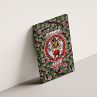 Samoa Aiga Polynesian Canvas Wall Art Tropical Floral Hibiscus Pattern Island Heritage TS04 - Polynesian Pride