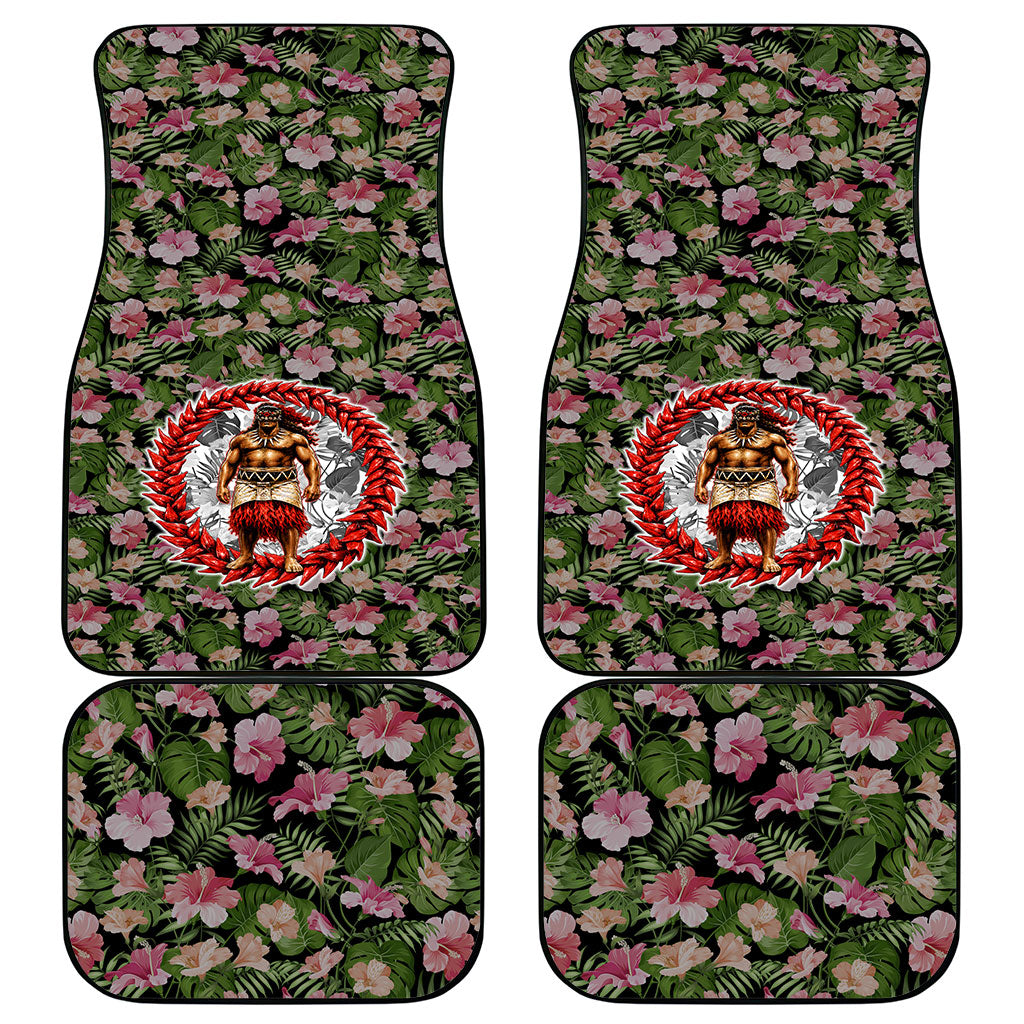 Samoa Aiga Polynesian Car Mats Tropical Floral Hibiscus Pattern Island Heritage TS04 - Polynesian Pride