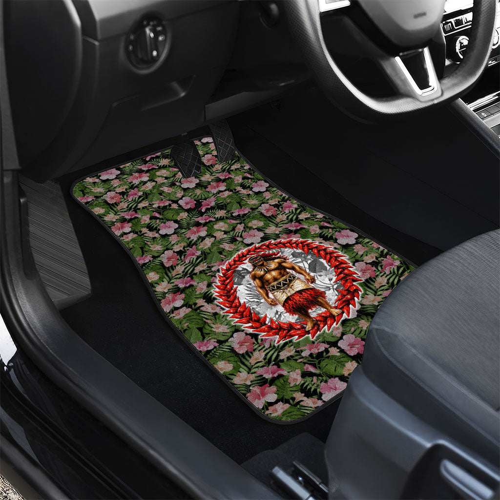 Samoa Aiga Polynesian Car Mats Tropical Floral Hibiscus Pattern Island Heritage TS04 - Polynesian Pride
