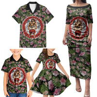 Samoa Aiga Polynesian Family Matching Puletasi and Hawaiian Shirt Tropical Floral Hibiscus Pattern Island Heritage TS04 - Polynesian Pride