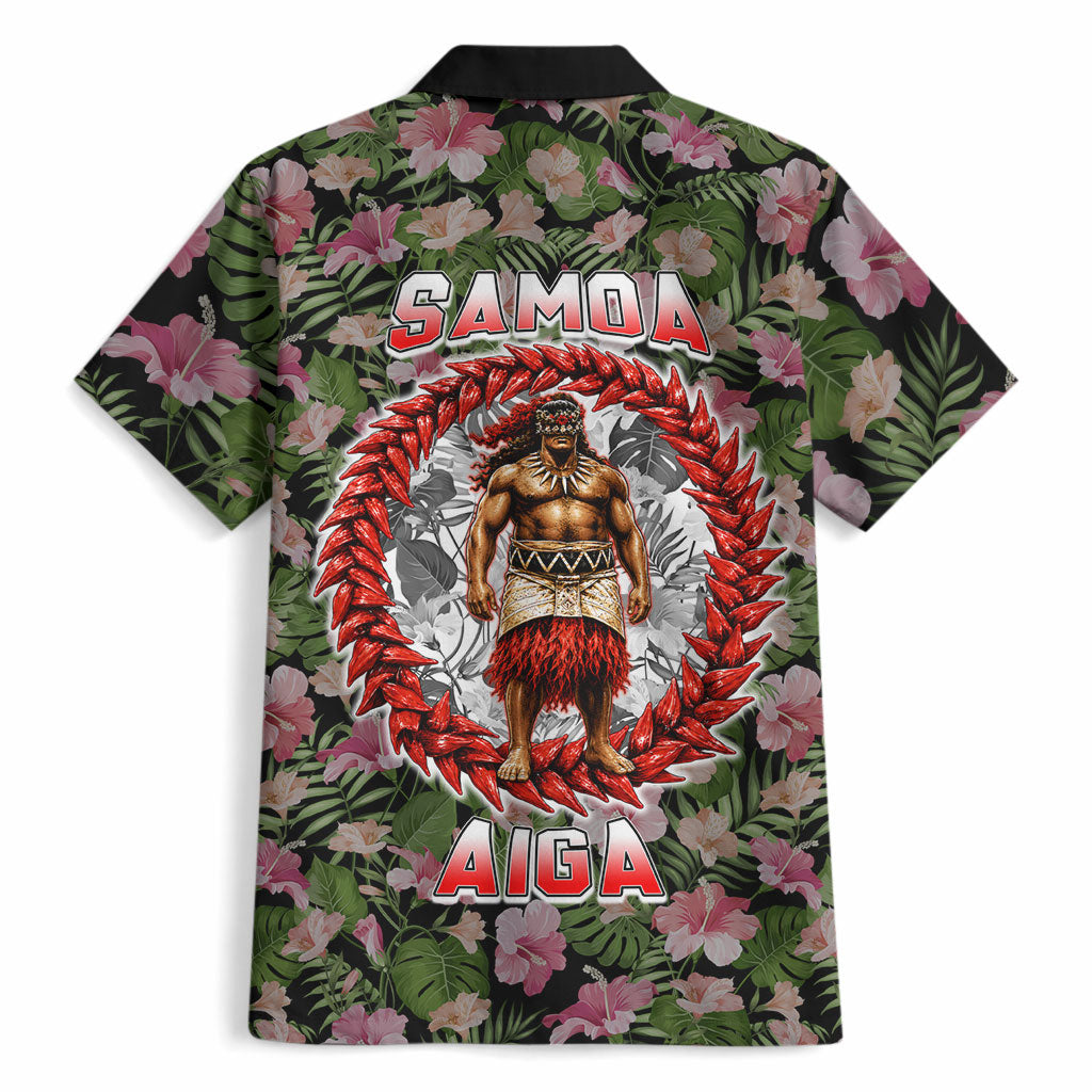 Samoa Aiga Polynesian Hawaiian Shirt Tropical Floral Hibiscus Pattern Island Heritage TS04 - Polynesian Pride