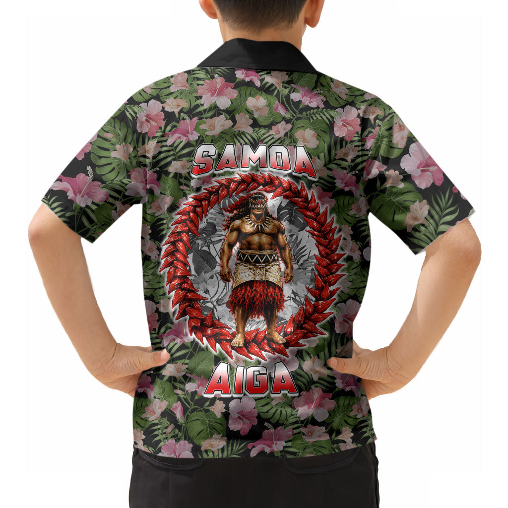 Samoa Aiga Polynesian Hawaiian Shirt Tropical Floral Hibiscus Pattern Island Heritage TS04 - Polynesian Pride