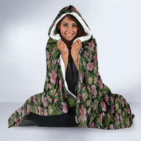 Samoa Aiga Polynesian Hooded Blanket Tropical Floral Hibiscus Pattern Island Heritage TS04 - Polynesian Pride