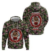 Samoa Aiga Polynesian Hoodie Tropical Floral Hibiscus Pattern Island Heritage TS04 - Polynesian Pride