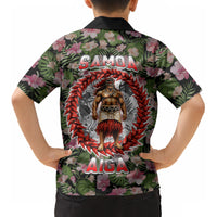 Samoa Aiga Polynesian Kid Hawaiian Shirt Tropical Floral Hibiscus Pattern Island Heritage TS04 - Polynesian Pride