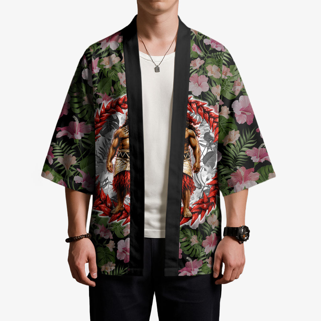 Samoa Aiga Polynesian Kimono Tropical Floral Hibiscus Pattern Island Heritage TS04 - Polynesian Pride