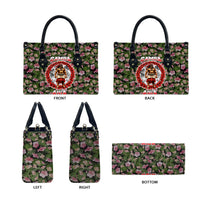 Samoa Aiga Polynesian Leather Bag Tropical Floral Hibiscus Pattern Island Heritage TS04 - Polynesian Pride