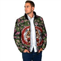 Samoa Aiga Polynesian Padded Jacket Tropical Floral Hibiscus Pattern Island Heritage TS04 - Polynesian Pride