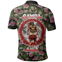 Samoa Aiga Polynesian Polo Shirt Tropical Floral Hibiscus Pattern Island Heritage TS04 - Polynesian Pride