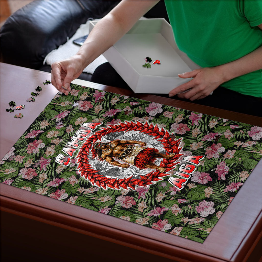 Samoa Aiga Polynesian Puzzle Tropical Floral Hibiscus Pattern Island Heritage TS04 - Polynesian Pride