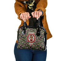 Samoa Aiga Polynesian Shoulder Handbag Tropical Floral Hibiscus Pattern Island Heritage TS04 One Size Green Red - Polynesian Pride
