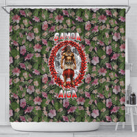 Samoa Aiga Polynesian Shower Curtain Tropical Floral Hibiscus Pattern Island Heritage TS04 - Polynesian Pride