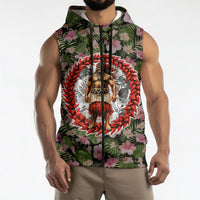 Samoa Aiga Polynesian Sleeveless Zip Hoodie Tropical Floral Hibiscus Pattern Island Heritage TS04 - Polynesian Pride