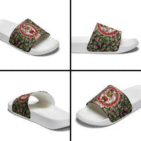 Samoa Aiga Polynesian Slide Sandals Tropical Floral Hibiscus Pattern Island Heritage TS04 - Polynesian Pride