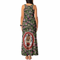 Samoa Aiga Polynesian Tank Maxi Dress Tropical Floral Hibiscus Pattern Island Heritage TS04 - Polynesian Pride