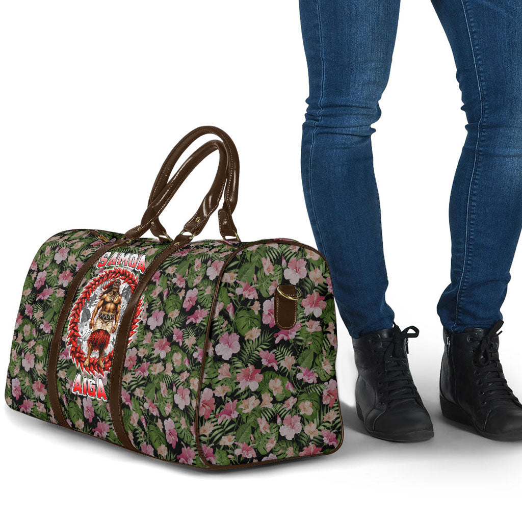 Samoa Aiga Polynesian Travel Bag Tropical Floral Hibiscus Pattern Island Heritage TS04 - Polynesian Pride
