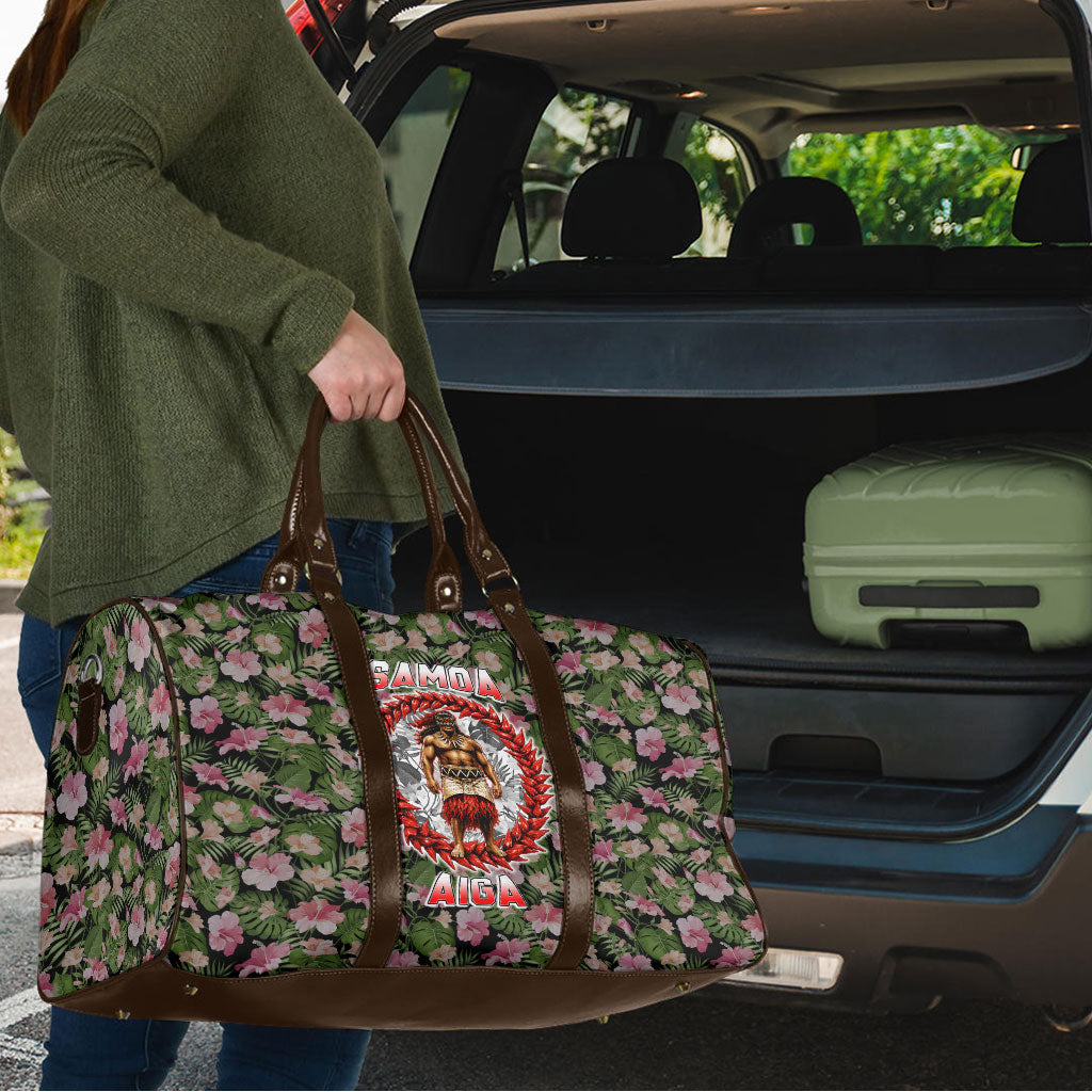 Samoa Aiga Polynesian Travel Bag Tropical Floral Hibiscus Pattern Island Heritage TS04 - Polynesian Pride