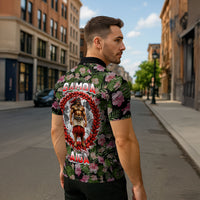 Samoa Aiga Polynesian Zipper Polo Shirt Tropical Floral Hibiscus Pattern Island Heritage TS04 - Polynesian Pride