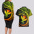 Hawaii Kanaka Maoli Couples Matching Long Sleeve Bodycon Dress and Hawaiian Shirt Polynesian Tornado Infusion Gradient TS04 - Polynesian Pride