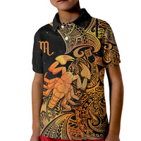 Zodiac Scorpio Kid Polo Shirt Polynesian in Orange TS04 Kid Orange - Polynesian Pride