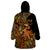 Zodiac Scorpio Wearable Blanket Hoodie Polynesian in Orange TS04 - Polynesian Pride