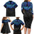 Polynesian Ray Pattern Family Matching Long Sleeve Bodycon Dress and Hawaiian Shirt TS04 - Polynesian Pride