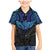 Polynesian Ray Pattern Family Matching Mermaid Dress and Hawaiian Shirt TS04 Son's Shirt Black/Blue - Polynesian Pride