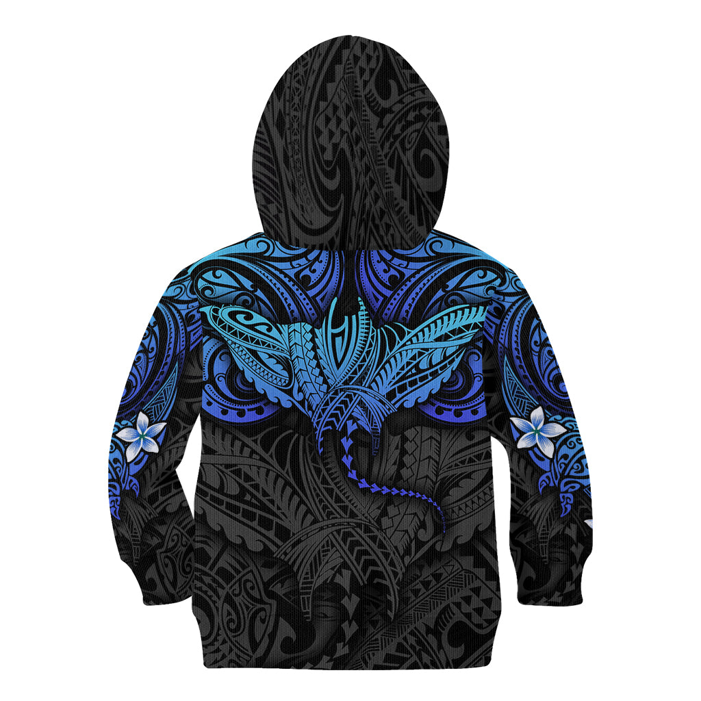 Polynesian Ray Pattern Kid Hoodie TS04 - Polynesian Pride