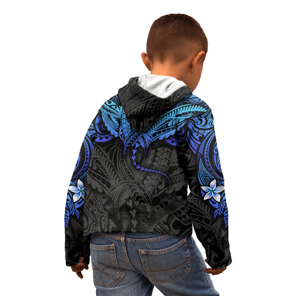 Polynesian Ray Pattern Kid Hoodie TS04 - Polynesian Pride