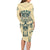 Polynesian Family Matching Long Sleeve Bodycon Dress and Hawaiian Shirt Warrior Skull with Tribal Patterns Tattoo Design TS04 - Polynesian Pride