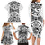 Hawaii Family Matching Long Sleeve Bodycon Dress and Hawaiian Shirt with Polynesian Turtle TS04 - Polynesian Pride