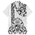 Hawaii Family Matching Mermaid Dress and Hawaiian Shirt with Polynesian Turtle TS04 Dad's Shirt - Short Sleeve Black/White - Polynesian Pride