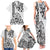 Hawaii Family Matching Tank Maxi Dress and Hawaiian Shirt with Polynesian Turtle TS04 - Polynesian Pride