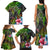 Polynesian Family Matching Tank Maxi Dress and Hawaiian Shirt Whales and Compass Gradient Pattern TS04 - Polynesian Pride