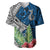 Polynesian Baseball Jersey Whale Pattern and Hibiscus Flowers TS04 Multicolor - Polynesian Pride