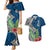 Polynesian Couples Matching Mermaid Dress and Hawaiian Shirt Whale Pattern and Hibiscus Flowers TS04 Multicolor - Polynesian Pride