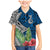 Polynesian Family Matching Mermaid Dress and Hawaiian Shirt Whale Pattern and Hibiscus Flowers TS04 Son's Shirt Multicolor - Polynesian Pride