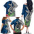 Polynesian Family Matching Off Shoulder Long Sleeve Dress and Hawaiian Shirt Whale Pattern and Hibiscus Flowers TS04 - Polynesian Pride