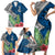 Polynesian Family Matching Short Sleeve Bodycon Dress and Hawaiian Shirt Whale Pattern and Hibiscus Flowers TS04 - Polynesian Pride