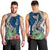 Polynesian Men Tank Top Whale Pattern and Hibiscus Flowers TS04 - Polynesian Pride