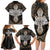 Polynesian Hawaii Tattoo Family Matching Long Sleeve Bodycon Dress and Hawaiian Shirt TS04 - Polynesian Pride