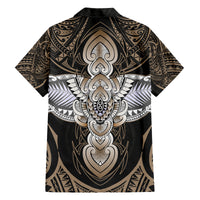 Polynesian Hawaii Tattoo Family Matching Long Sleeve Bodycon Dress and Hawaiian Shirt TS04 - Polynesian Pride