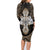 Polynesian Hawaii Tattoo Family Matching Long Sleeve Bodycon Dress and Hawaiian Shirt TS04 - Polynesian Pride