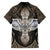 Polynesian Hawaii Tattoo Family Matching Off Shoulder Long Sleeve Dress and Hawaiian Shirt TS04 - Polynesian Pride