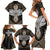 Polynesian Hawaii Tattoo Family Matching Short Sleeve Bodycon Dress and Hawaiian Shirt TS04 - Polynesian Pride