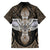 Polynesian Hawaii Tattoo Family Matching Short Sleeve Bodycon Dress and Hawaiian Shirt TS04 - Polynesian Pride